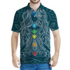 Bohemian Seven Chakras Print Men's Polo Shirt