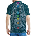 Bohemian Seven Chakras Print Men's Polo Shirt