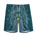 Bohemian Seven Chakras Print Men's Athletic Shorts