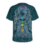 Bohemian Seven Chakras Print Men's Sports T-Shirt