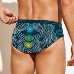 Bohemian Seven Chakras Print Men's Swim Briefs