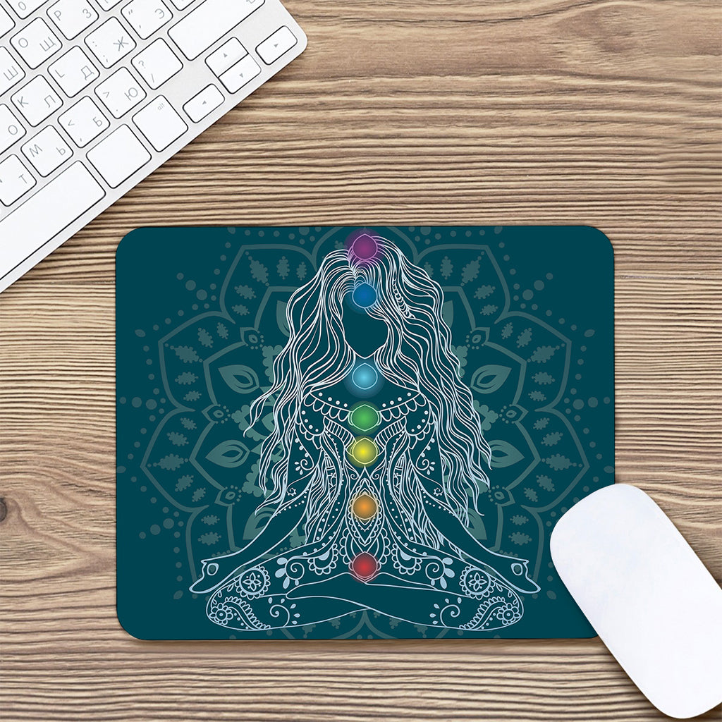 Bohemian Seven Chakras Print Mouse Pad