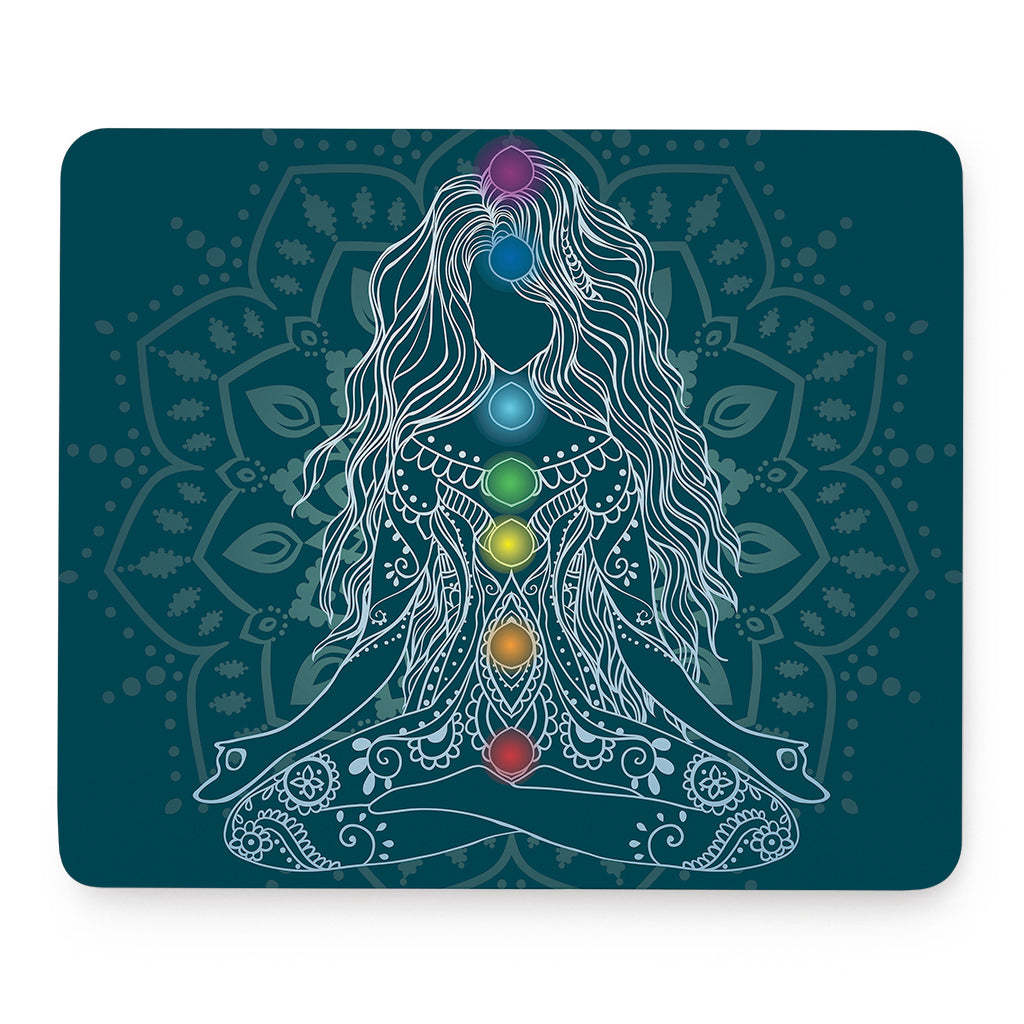 Bohemian Seven Chakras Print Mouse Pad
