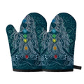 Bohemian Seven Chakras Print Oven Mitts
