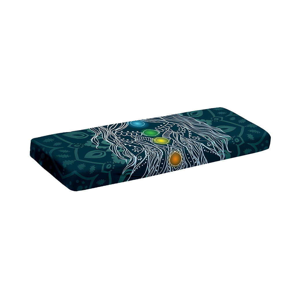 Bohemian Seven Chakras Print Piano Keyboard Cover