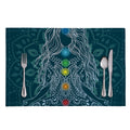 Bohemian Seven Chakras Print Placemat