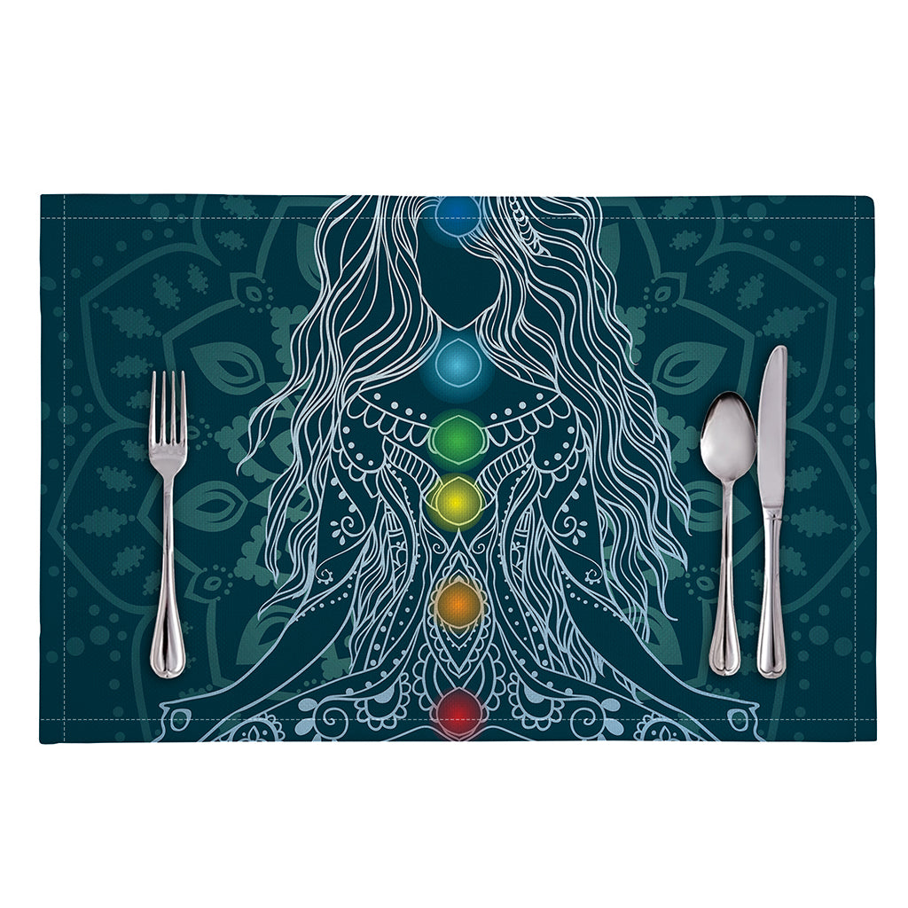 Bohemian Seven Chakras Print Placemat