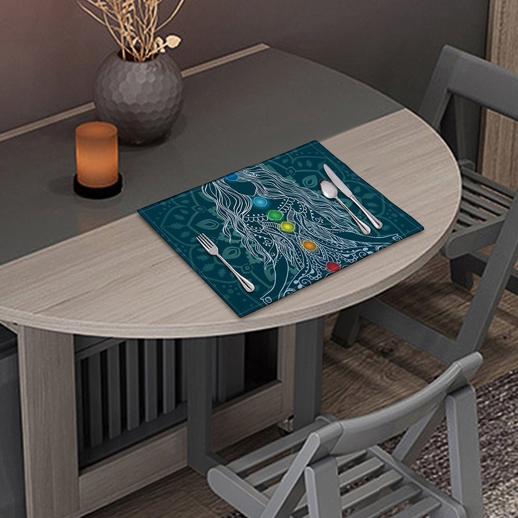 Bohemian Seven Chakras Print Placemat