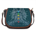Bohemian Seven Chakras Print Saddle Bag