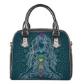 Bohemian Seven Chakras Print Shoulder Handbag
