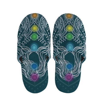 Bohemian Seven Chakras Print Slippers