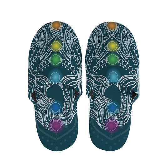 Bohemian Seven Chakras Print Slippers