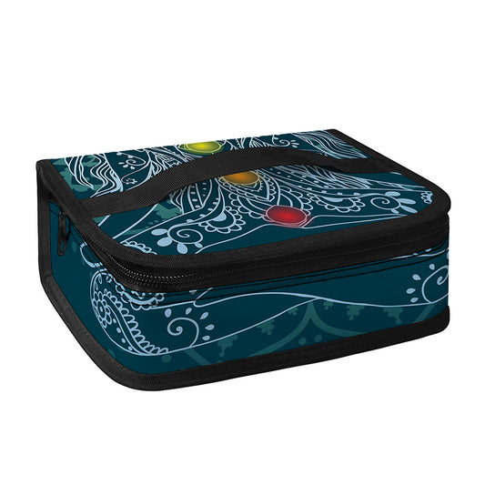 Bohemian Seven Chakras Print Small Lunch Bag