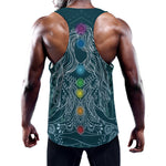 Bohemian Seven Chakras Print Training Tank Top