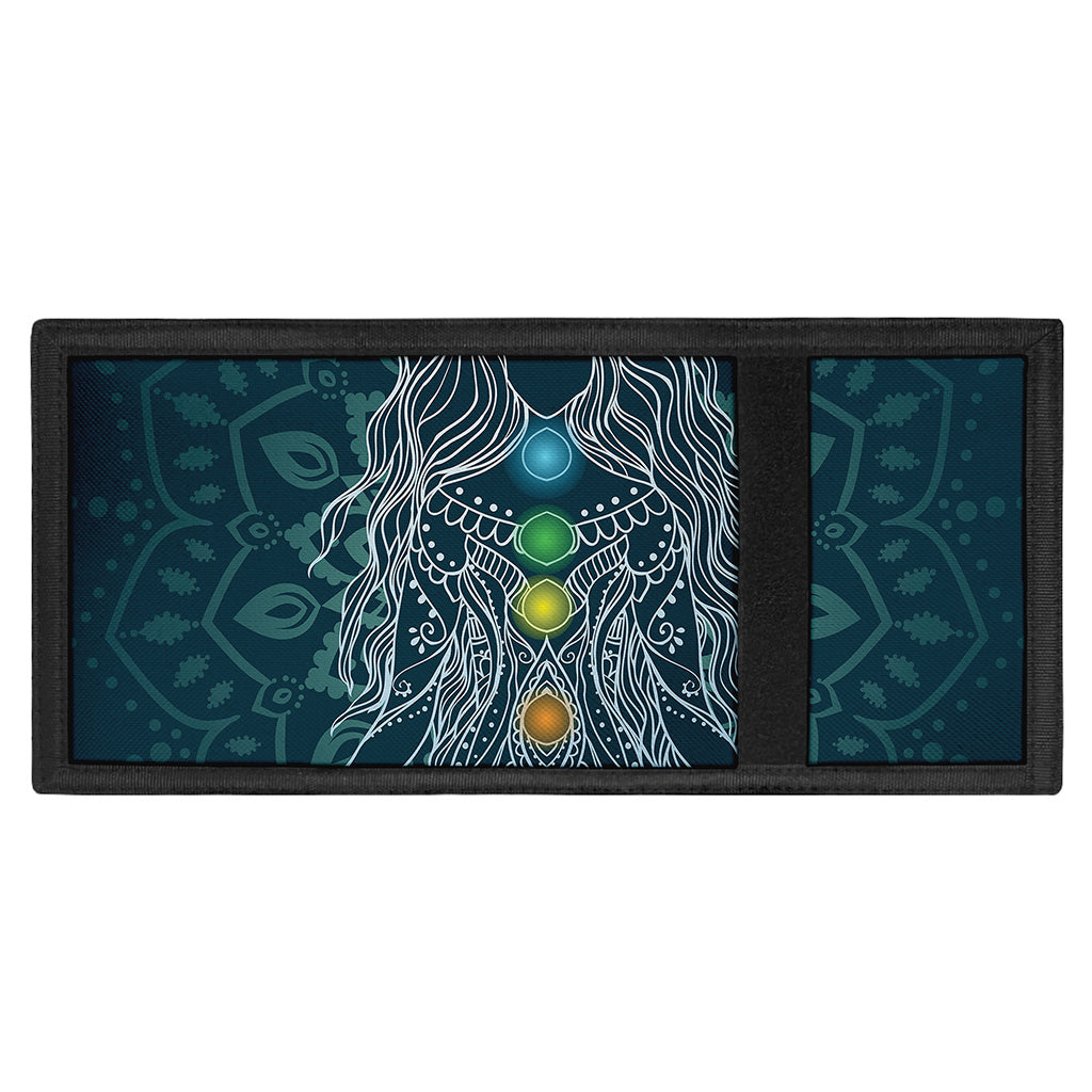 Bohemian Seven Chakras Print Trifold Wallet