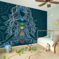 Bohemian Seven Chakras Print Wall Sticker