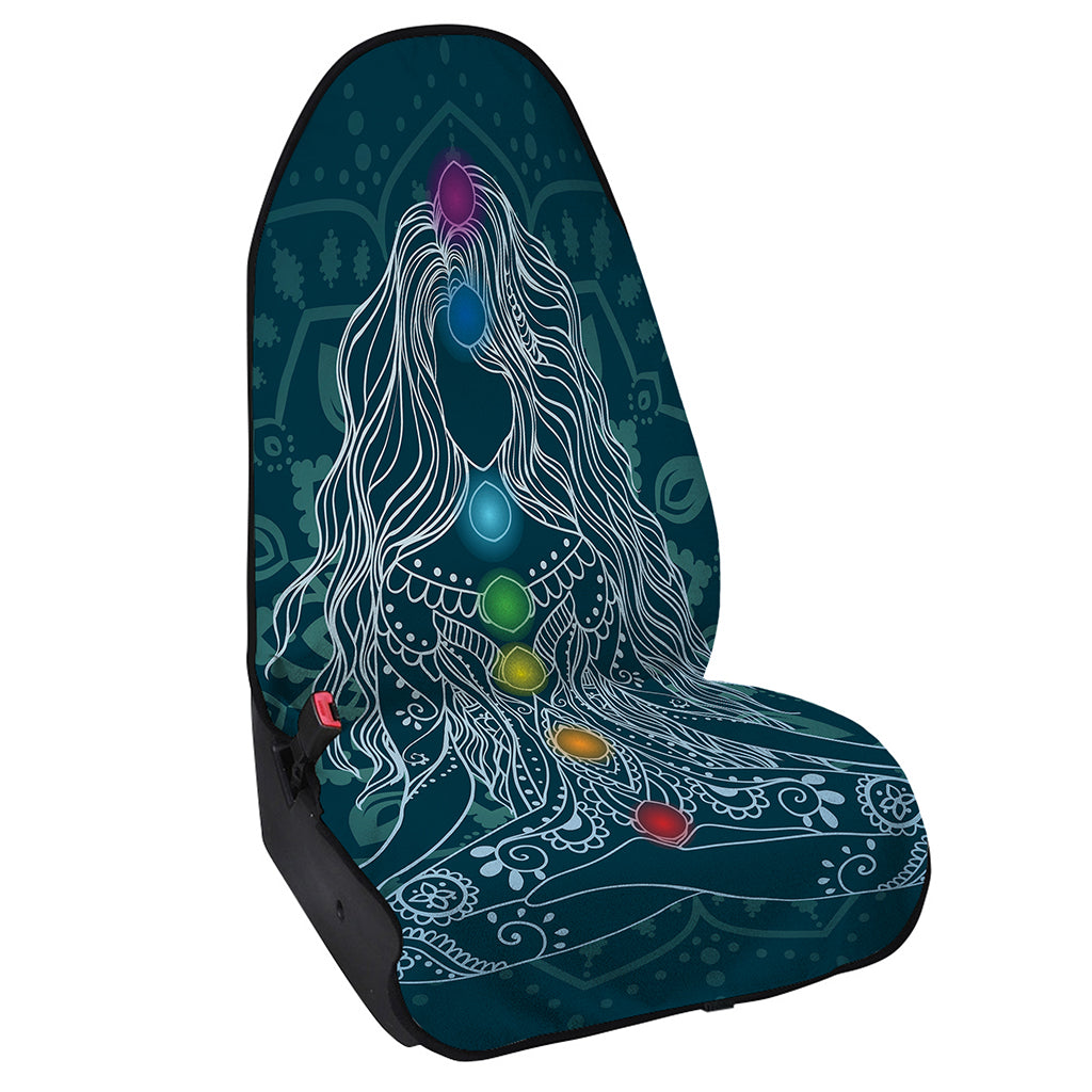 Bohemian Seven Chakras Print Waterproof Car Seat Cover