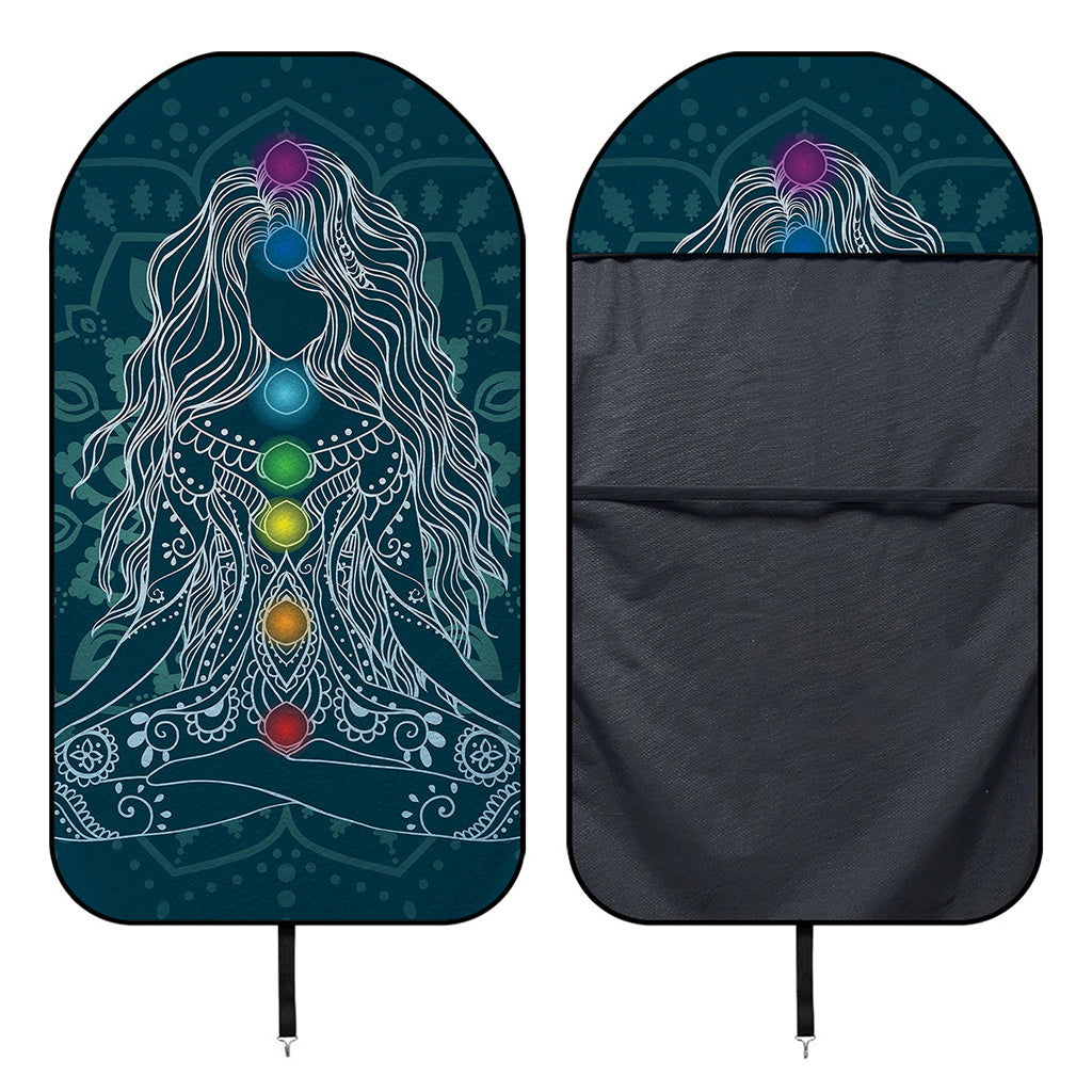 Bohemian Seven Chakras Print Waterproof Car Seat Cover