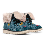 Bohemian Seven Chakras Print Winter Boots