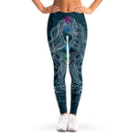 Bohemian Seven Chakras Print Women's Leggings