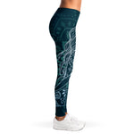 Bohemian Seven Chakras Print Women's Leggings