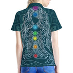 Bohemian Seven Chakras Print Women's Polo Shirt