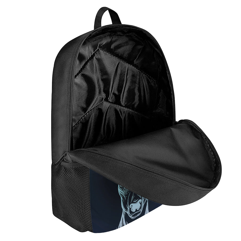 Bohemian Spiritual Deer Print 17 Inch Backpack
