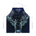 Bohemian Spiritual Deer Print Adjustable Apron