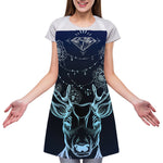 Bohemian Spiritual Deer Print Adjustable Apron