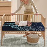 Bohemian Spiritual Deer Print Baby Crib Sheet