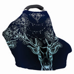 Bohemian Spiritual Deer Print Baby Seat Cover