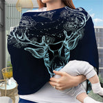 Bohemian Spiritual Deer Print Baby Seat Cover
