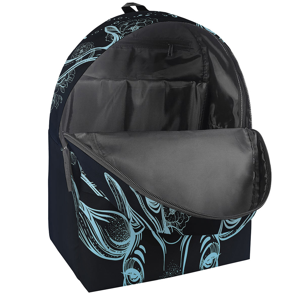 Bohemian Spiritual Deer Print Backpack