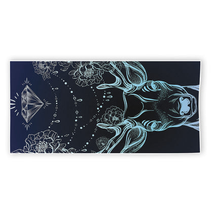 Bohemian Spiritual Deer Print Beach Towel