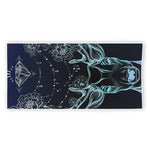 Bohemian Spiritual Deer Print Beach Towel