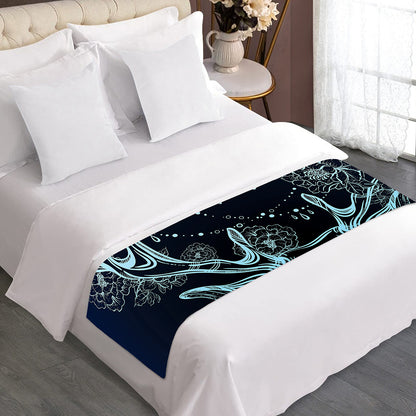 Bohemian Spiritual Deer Print Bed Runner