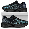 Bohemian Spiritual Deer Print Black Chunky Shoes