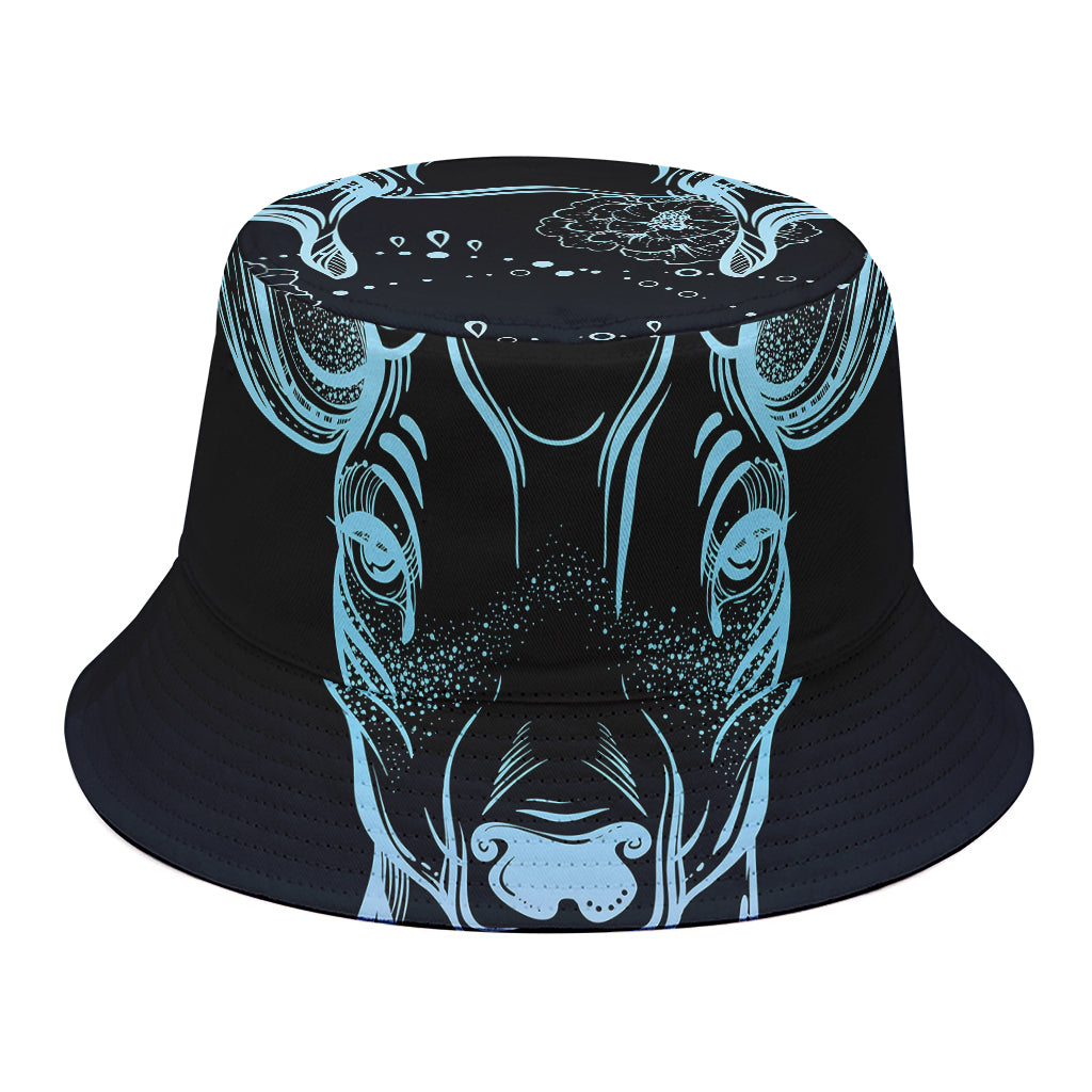 Bohemian Spiritual Deer Print Bucket Hat