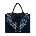 Bohemian Spiritual Deer Print Canvas Tote Bag