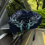 Bohemian Spiritual Deer Print Car Side Mirror Covers