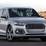 Bohemian Spiritual Deer Print Car Windshield Sun Shade