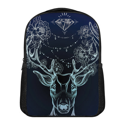 Bohemian Spiritual Deer Print Casual Backpack