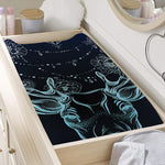 Bohemian Spiritual Deer Print Changing Pad Cover