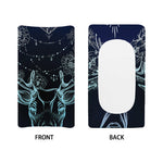Bohemian Spiritual Deer Print Changing Pad Cover