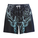 Bohemian Spiritual Deer Print Cotton Shorts