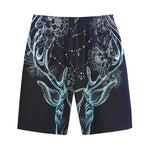 Bohemian Spiritual Deer Print Cotton Shorts