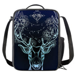 Bohemian Spiritual Deer Print Crossbody Lunch Bag