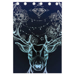 Bohemian Spiritual Deer Print Curtain