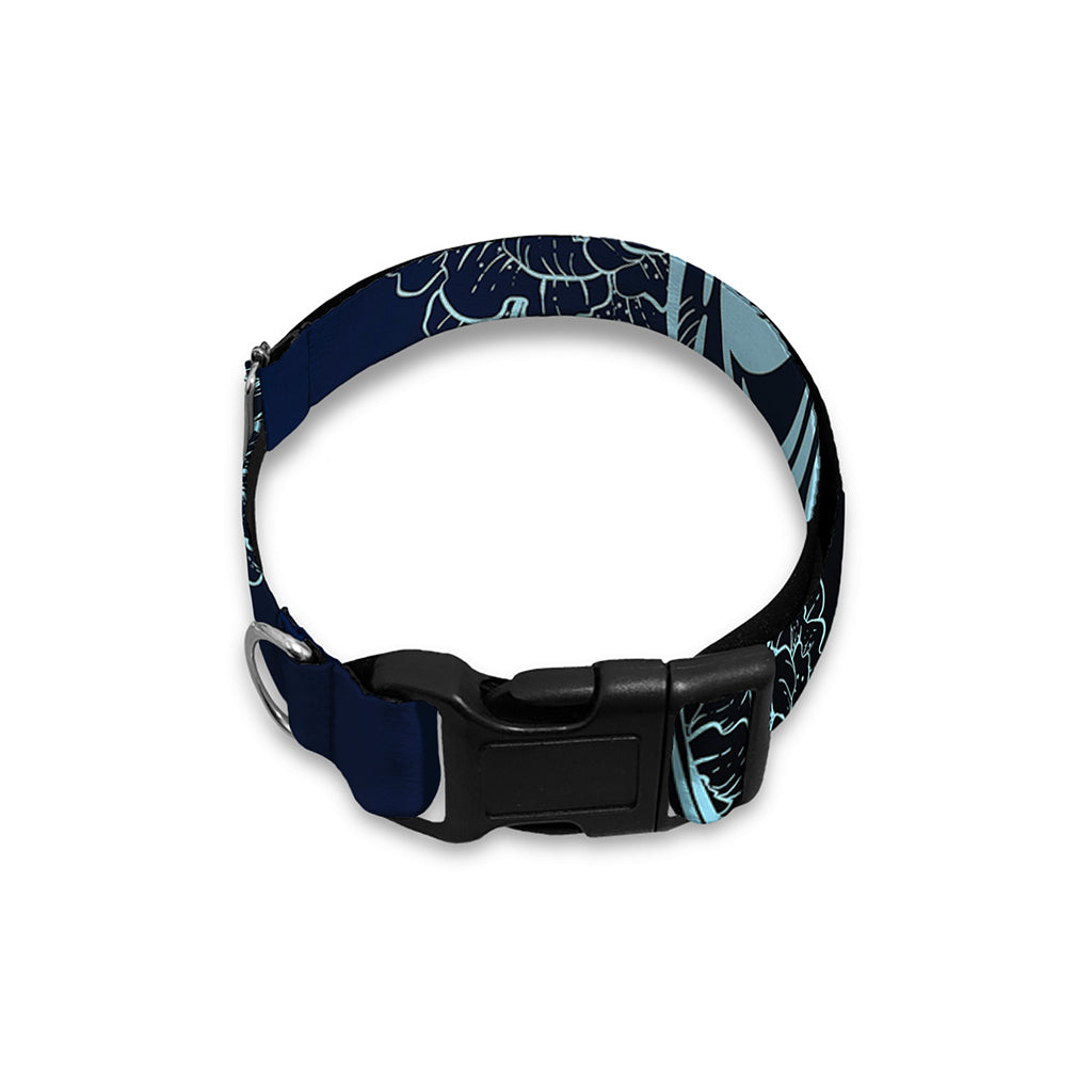 Bohemian Spiritual Deer Print Dog Collar