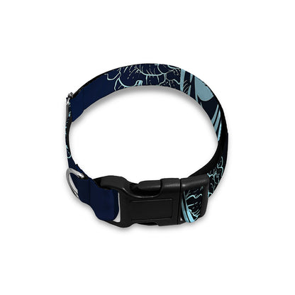 Bohemian Spiritual Deer Print Dog Collar
